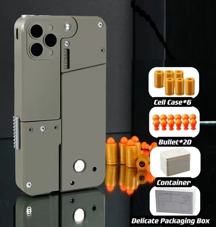Shell Ejecting Folding Phone Bullet Toy 29.00