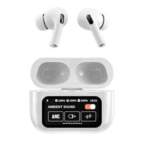 A9 Pro Earbuds Anc/enc Dauble Dark Tuch Screen Display - dzamart store