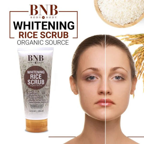 Bnb - rice Extract Brightening Skincare Kit | Face Wash, Scrub & Mask ) - dzamart store