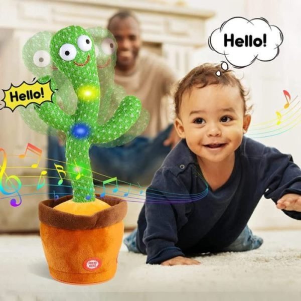 Dancing Talking Cactus Toy with USB Charge - dzamart store