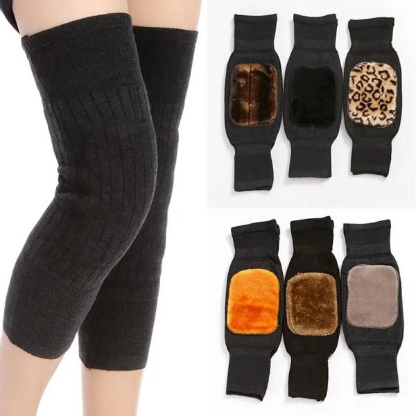 (pair)unisex Women Men’s Cashmere Wool Knee Brace Pads - dzamart store