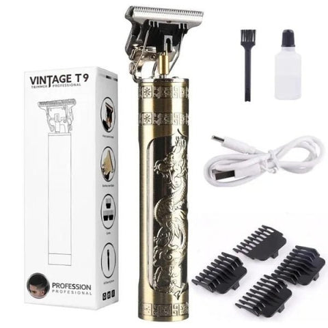 Vintage T9 Professional Hair Clippers Rechargeable Hair Trimmer - dzamart store